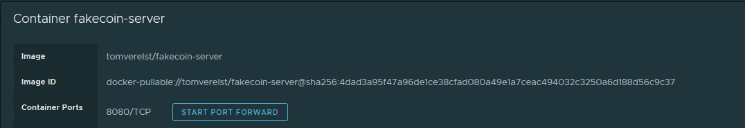 Octant port forwarding
